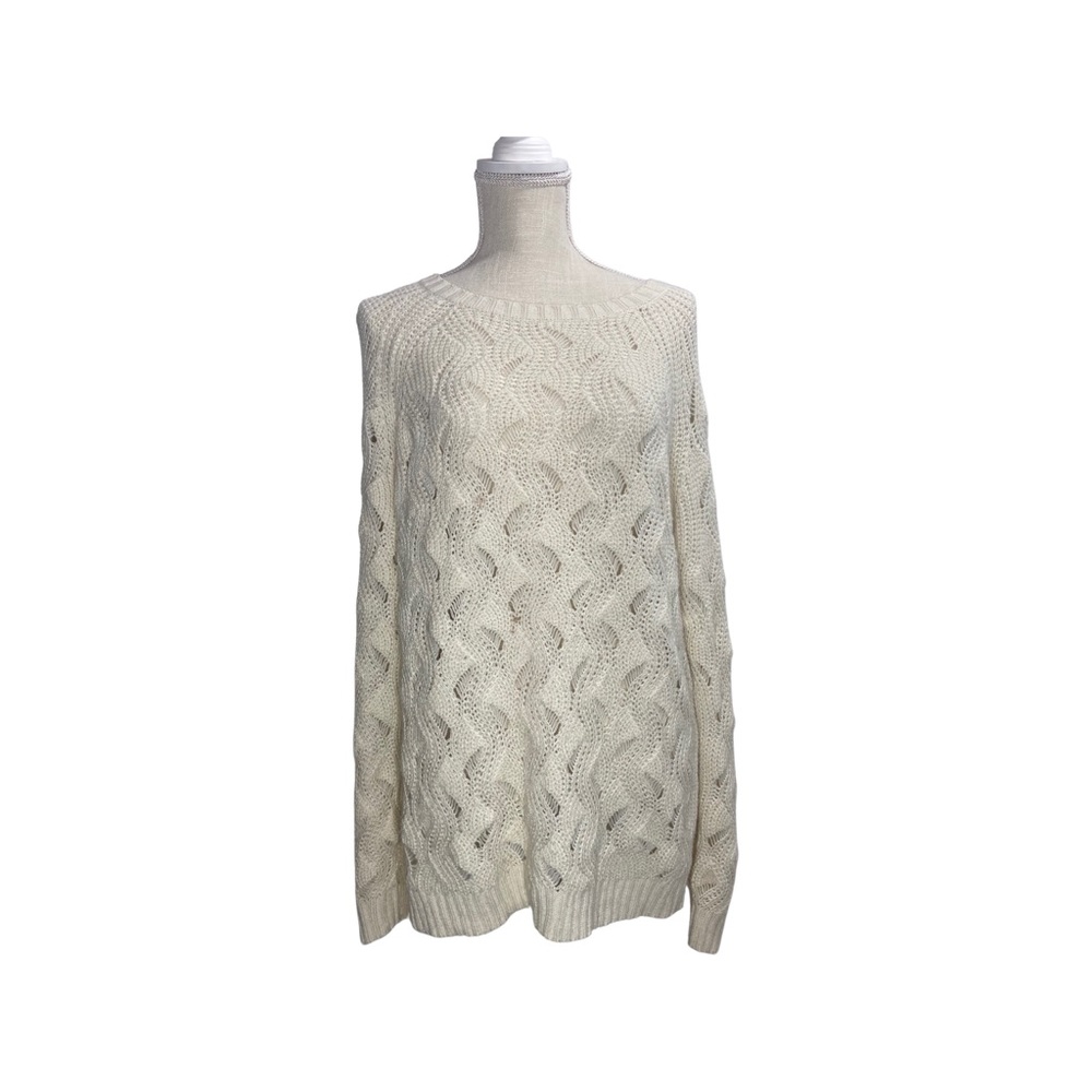 Forever 21 White/cream knit sweater